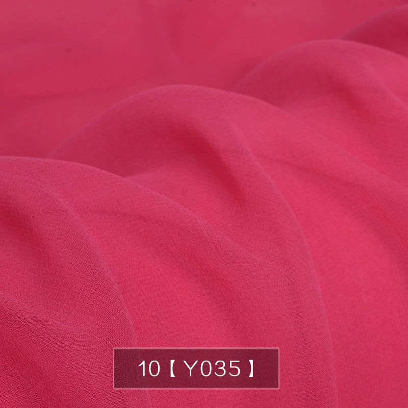 HYSK 100% pure natural silk satin georgette crepe heavy fabric swatches color catalog pallet book solid plain silk Colour Card