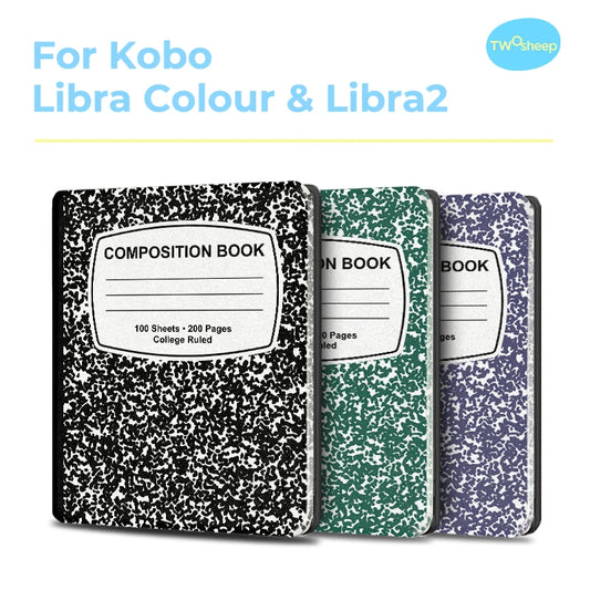 Twosheep For Kobo Libra Colour and Kobo Libra2 Protective cover 7-inch Auto Sleep Wake function E-book Case with patterns