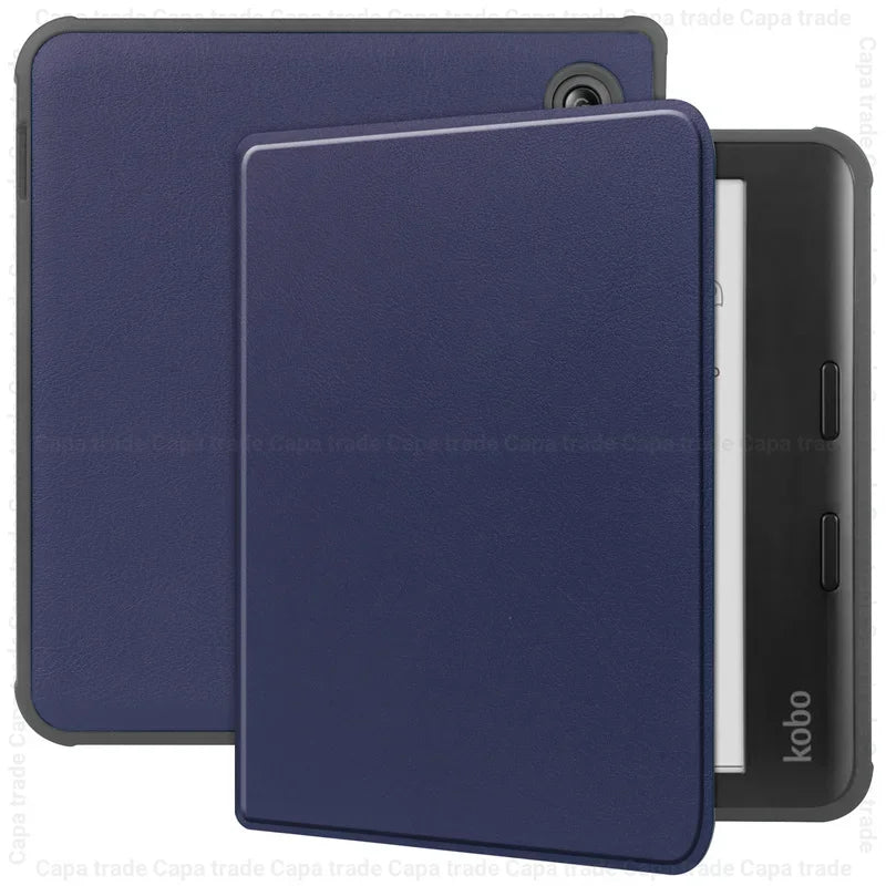 Slim Flip Book Funda For Kobo Libra Colour (2024) Case Smart Sleep/Wake 7" eBook Magnetic Cover with Soft TPU Back Shell