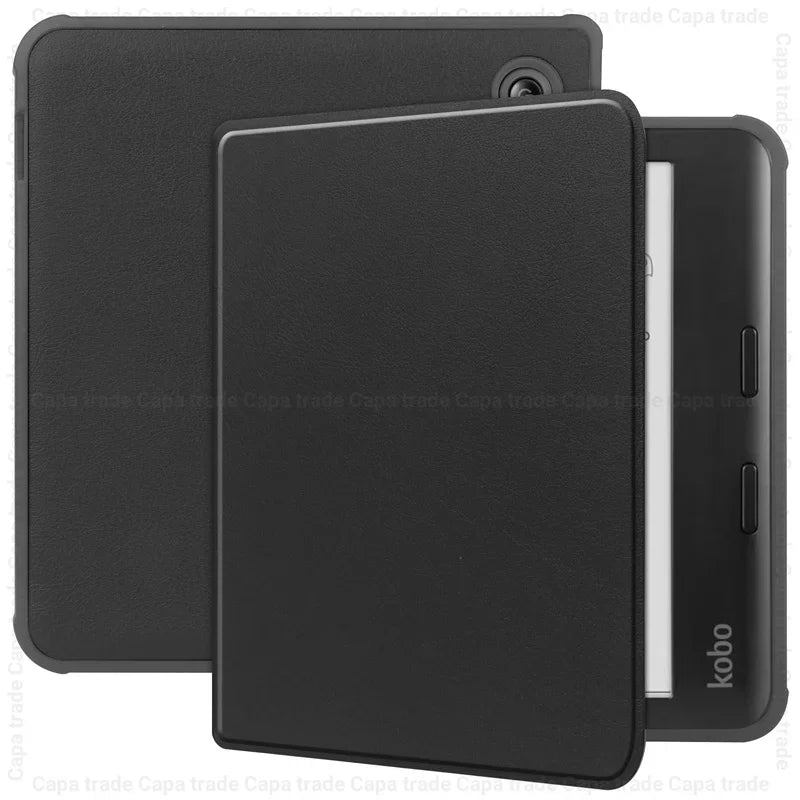 Slim Flip Book Funda For Kobo Libra Colour (2024) Case Smart Sleep/Wake 7" eBook Magnetic Cover with Soft TPU Back Shell