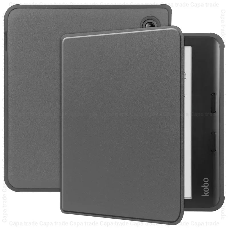 Slim Flip Book Funda For Kobo Libra Colour (2024) Case Smart Sleep/Wake 7" eBook Magnetic Cover with Soft TPU Back Shell